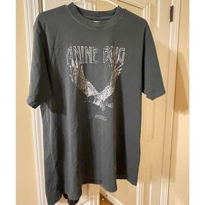 Anine Bing Lili Eagle Tee. Like new!
